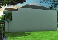 View samping rumah kost, di lengkapi wifi laundri dan mesin cuci dan kulkas